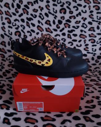 custom Scarpe nike maculato leopardato