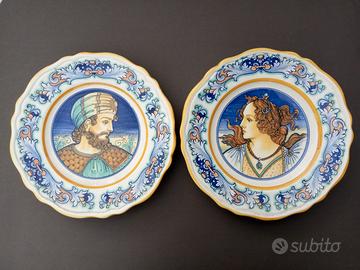 Due piatti Deruta Vitali