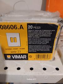 20 placche vimar art.08606.A 
