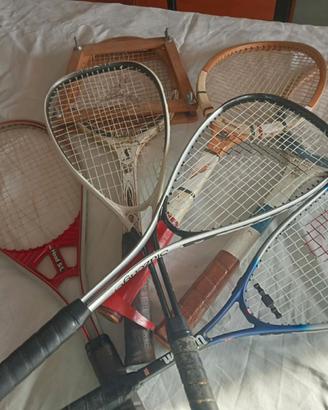 Racchette da tennis e squash vintage