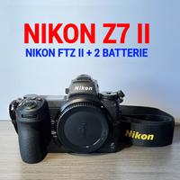 Nikon Z7 II   + FTZII - PARI AL NUOVO  900scatti