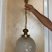 Lampadari con palla di vetro