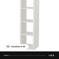 Kallax Ikea Bianco 42*147