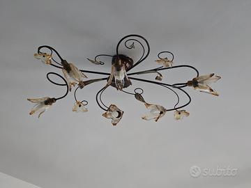 lampadari con vero vetro di murano