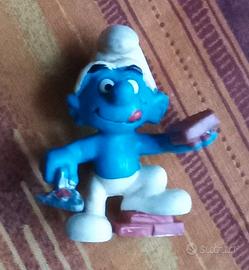 Puffo "I Puffi" muratore originale anni '80