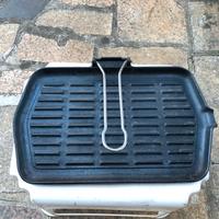 Bistecchiera in Ghisa Smaltata. 23x36 cm