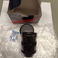 Obiettivo 75 mm fixed focal 1" C 75 mm F 1.8m