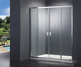 Porta Doccia Nicchia XL - Vetro Temperato 6mm