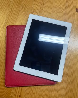 iPad A1395 Wi-Fi 16Gb Bianco con custodia in pelle