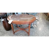 TAVOLINO OVALE IN LEGNO EPAGLIA DI VIENNA