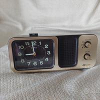 Sveglia vintage analogica anni '80 con lancette
