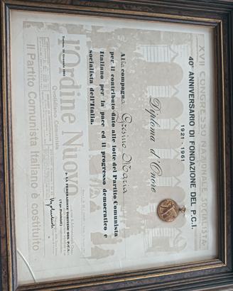quadro anniversario partito comunista