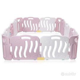 Box recinto modulabile ROSA E BIANCO 