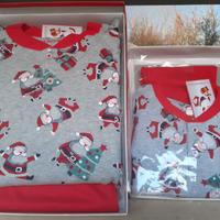 Pigiama babba-figlio Natale