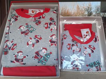 Pigiama babba-figlio Natale