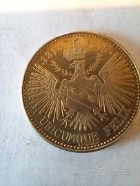 MEDAGLIA IN ARGENTO NAPOLEONE SOVRANO DELL'ELBA 18