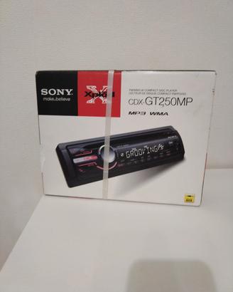 Radio auto Sony CDX-GT250MP nuovo sigillato