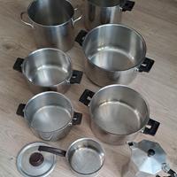 Pentole BARAZZONI  + Moka Bialetti 6 tazze