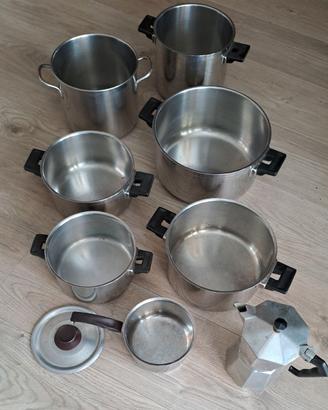 Pentole BARAZZONI  + Moka Bialetti 6 tazze