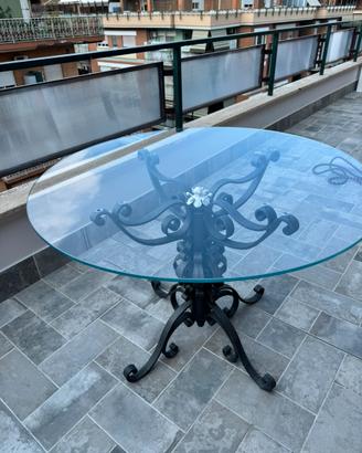 Tavolo in VERO ferro battuto