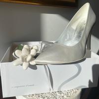 scarpe da sposa in raso. N41