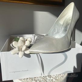 scarpe da sposa in raso. N41