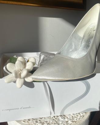 scarpe da sposa in raso. N41