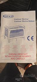  lettino da campeggio graco contour electra deluxe