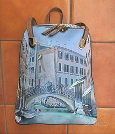 Zaino parfois con stampa Venezia
