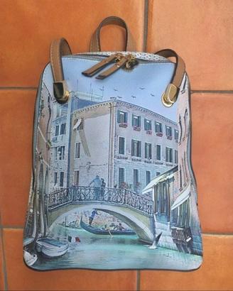 Zaino parfois con stampa Venezia