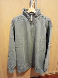 felpa grigia 100% cotone. Tg XXL