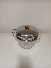 Pintinox Padella diam. 24  acciaio inox 18/10