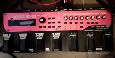 pedaliera loop station BOSS rc 50