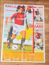 ANTONIO CASSANO Roma 2004 POSTER calciatori Sport
