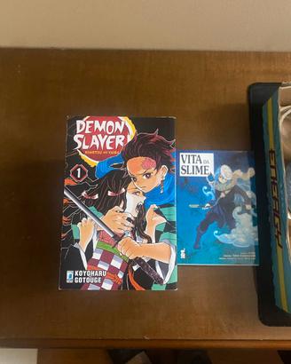 Manga Demon Slayer + Vita da Slime NUOVI