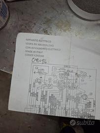 impianto elettrico vespa px 150