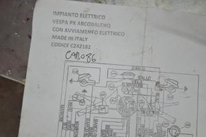 impianto elettrico vespa px 150