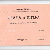 Grafìa e ritmo