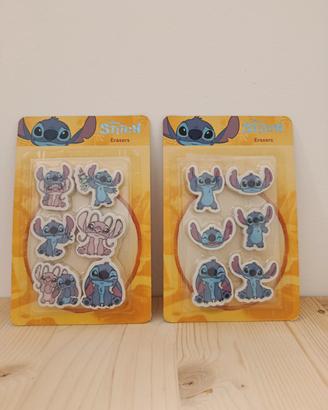 Set 2 confezioni gomme Disney Stitch & Angel