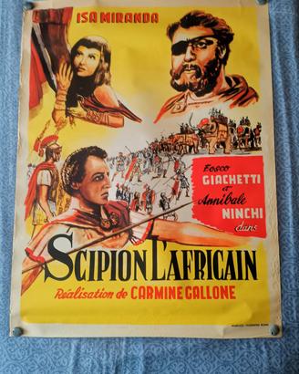 Poster cinema del film Scipione L'africano 1937