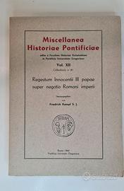 MISCELLANEA HISTORIAE PONTIFICIAE Volume XII 1947