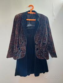 Tailleur donna in velluto 