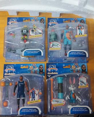4 PZ action figures Space Jam a New Legacy