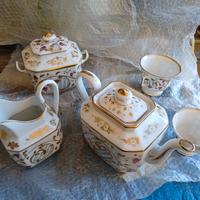 set da Tee PORCELAINE DE PARIS epoca LOUIS PHILLIP