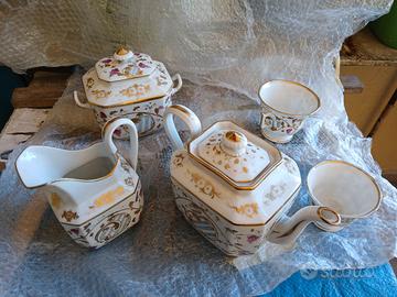 set da Tee PORCELAINE DE PARIS epoca LOUIS PHILLIP