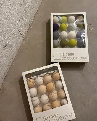 Set luci forma palla