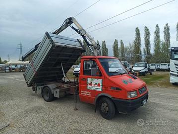 Iveco Daily 3510 Ribaltabile Trilaterale Gru PM 3 