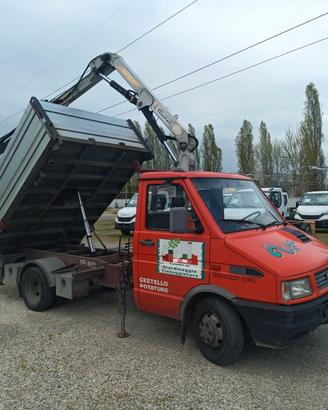Iveco Daily 3510 Ribaltabile Trilaterale Gru PM 3 