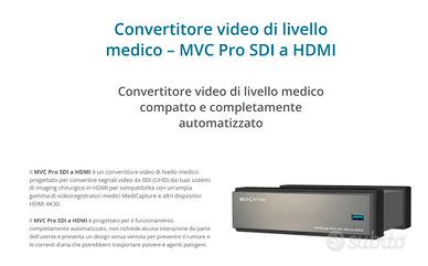 Convertitore video Medicapture4xSDI to HDMI-MVC410