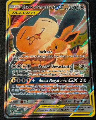 eevee e snorlax gx alleati